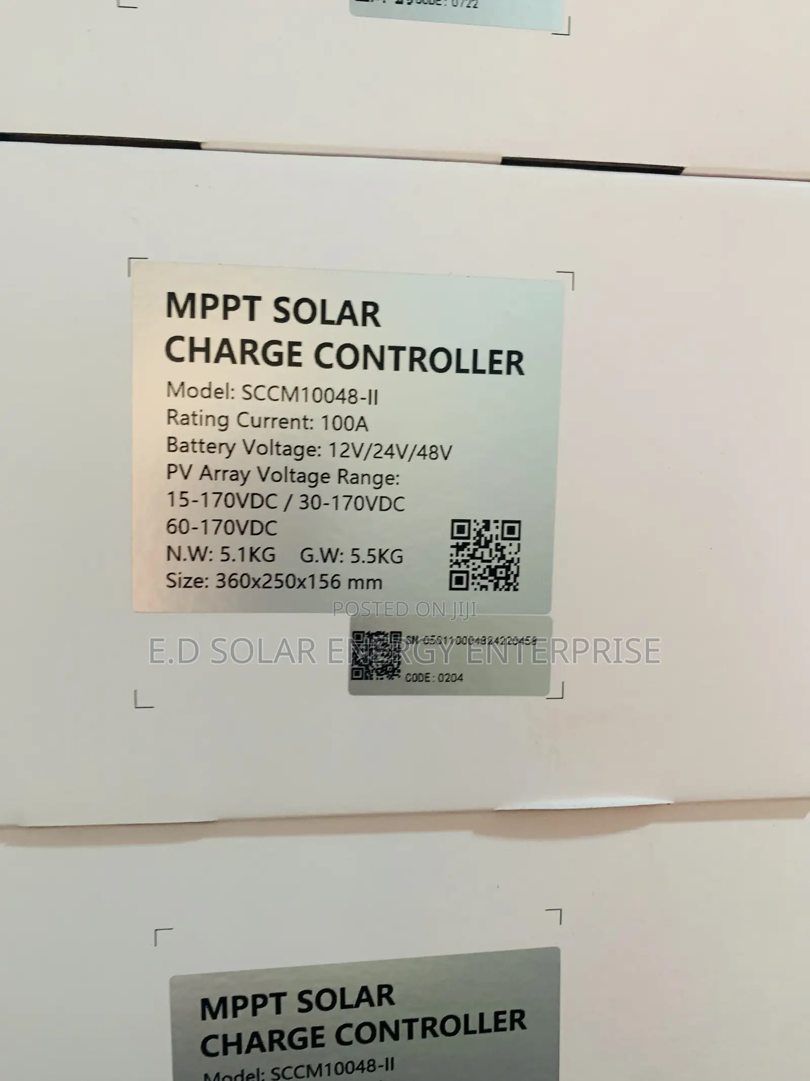 Felicity Solar Charger Controller 100ah MPPT