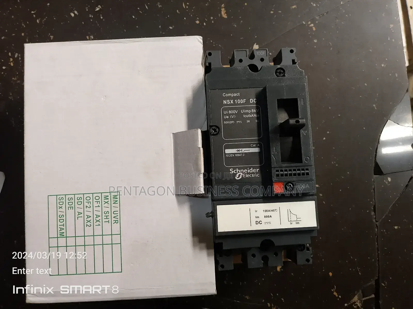 250ah 2pole DC Breaker For Solar System