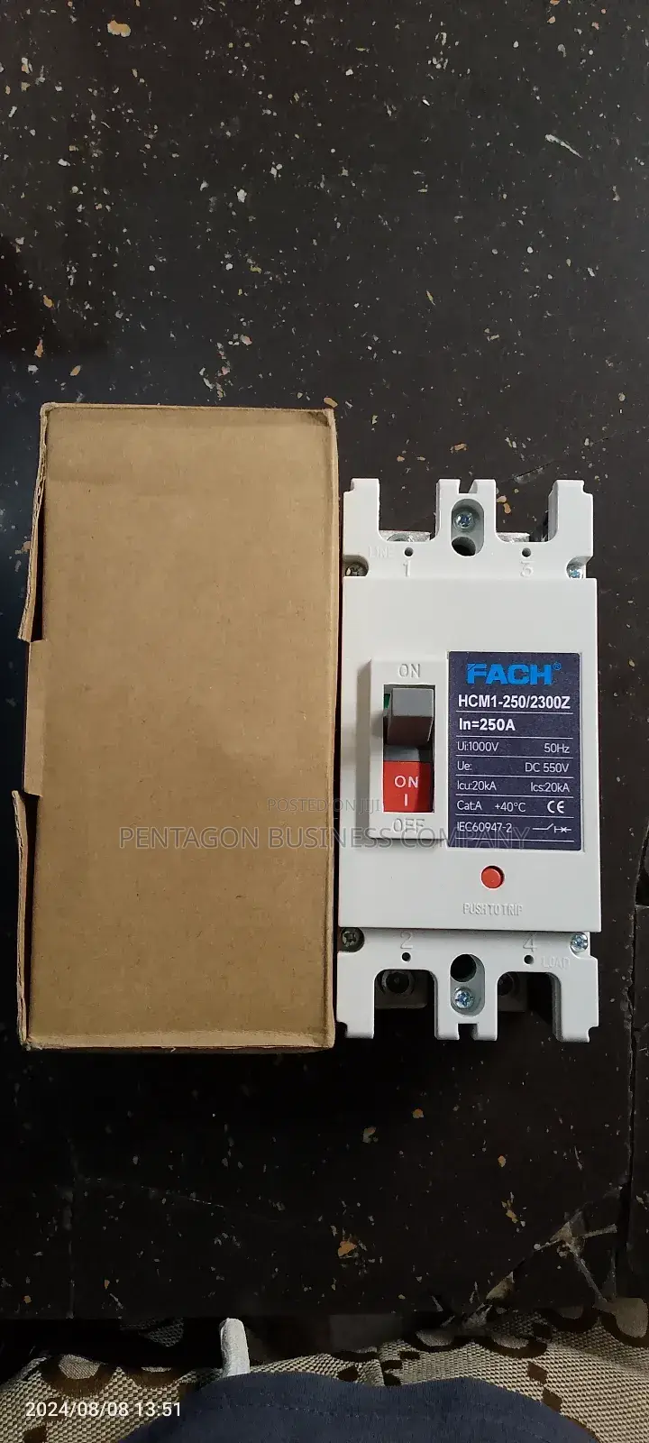 250ah 2pole DC Breaker For Solar System