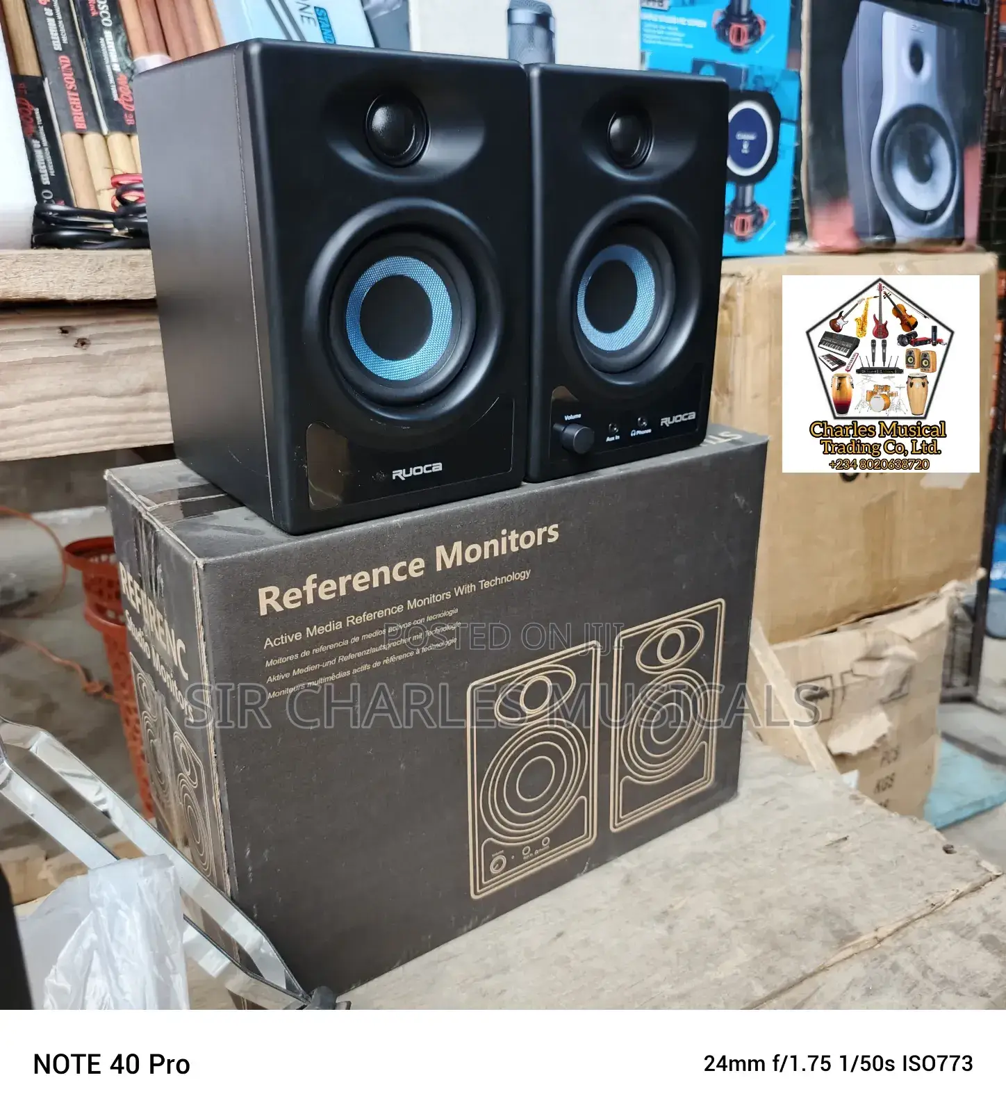 Active Media Reference Studio Monitors With Technology