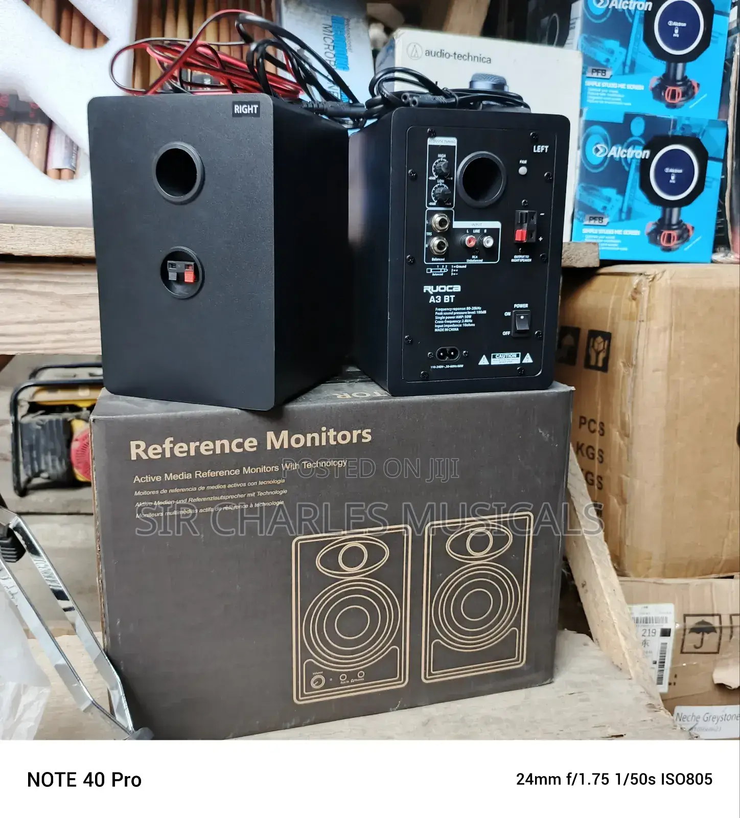 Active Media Reference Studio Monitors With Technology