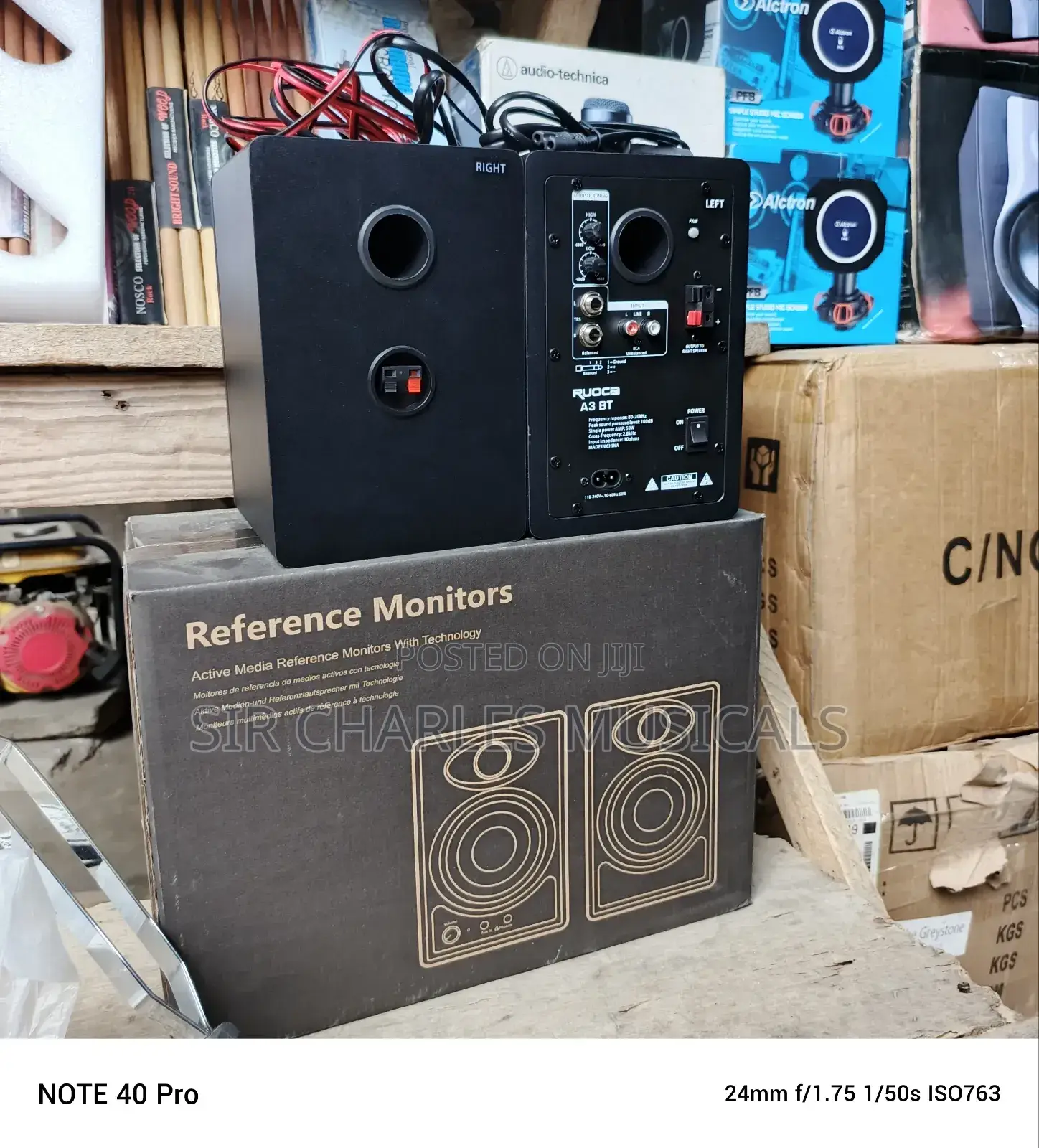 Active Media Reference Studio Monitors With Technology