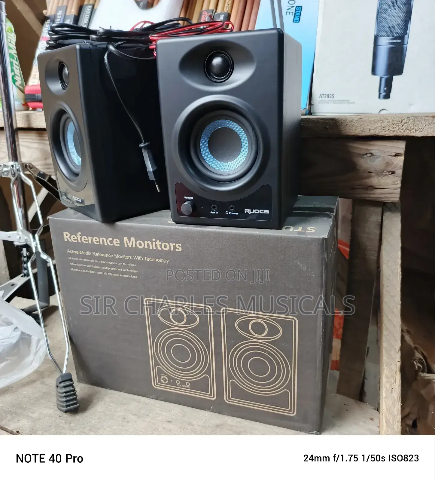 Active Media Reference Studio Monitors With Technology