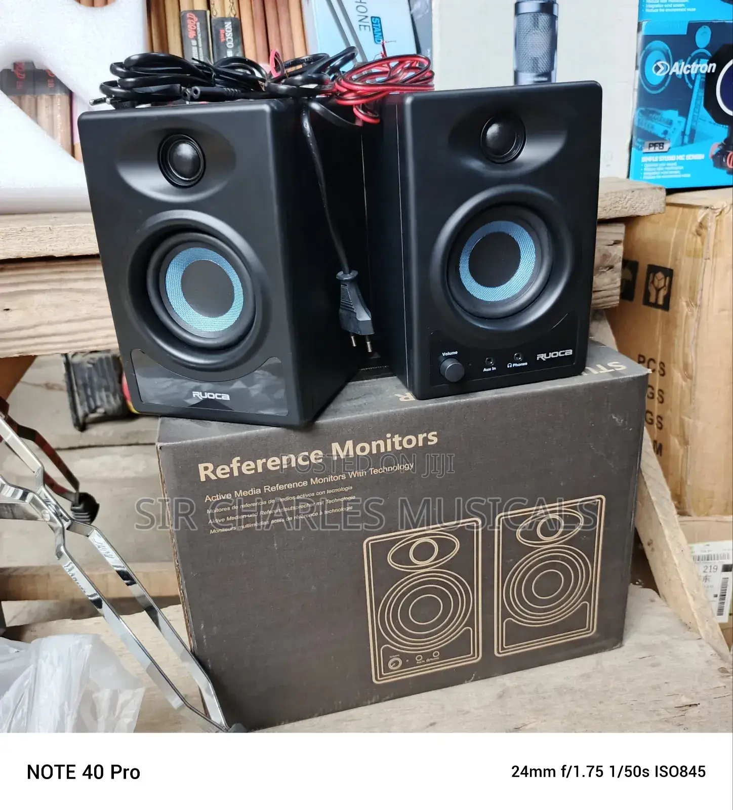 Active Media Reference Studio Monitors With Technology