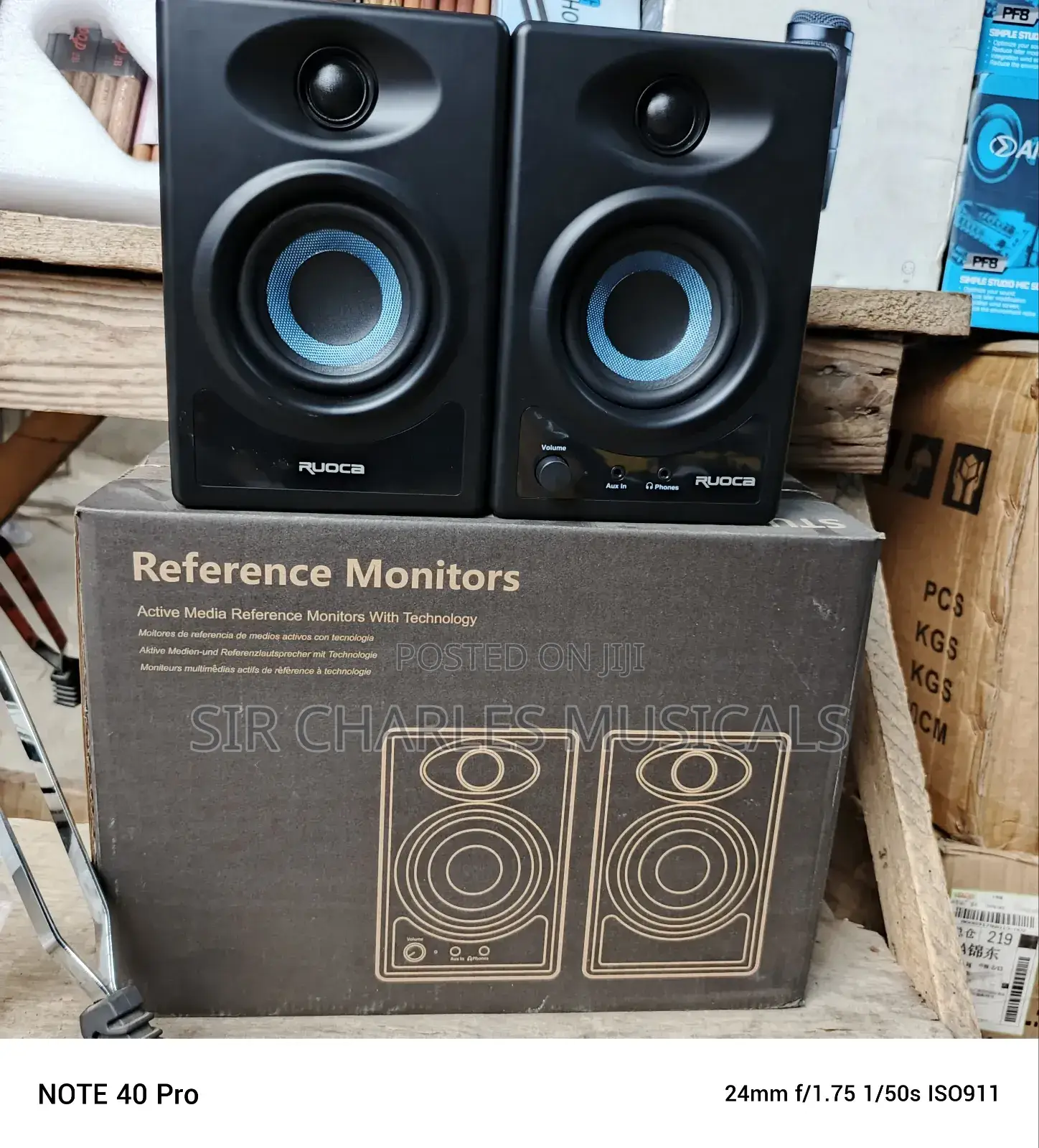 Active Media Reference Studio Monitors With Technology