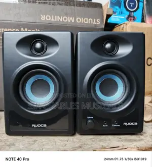 Active Media Reference Studio Monitors With Technology