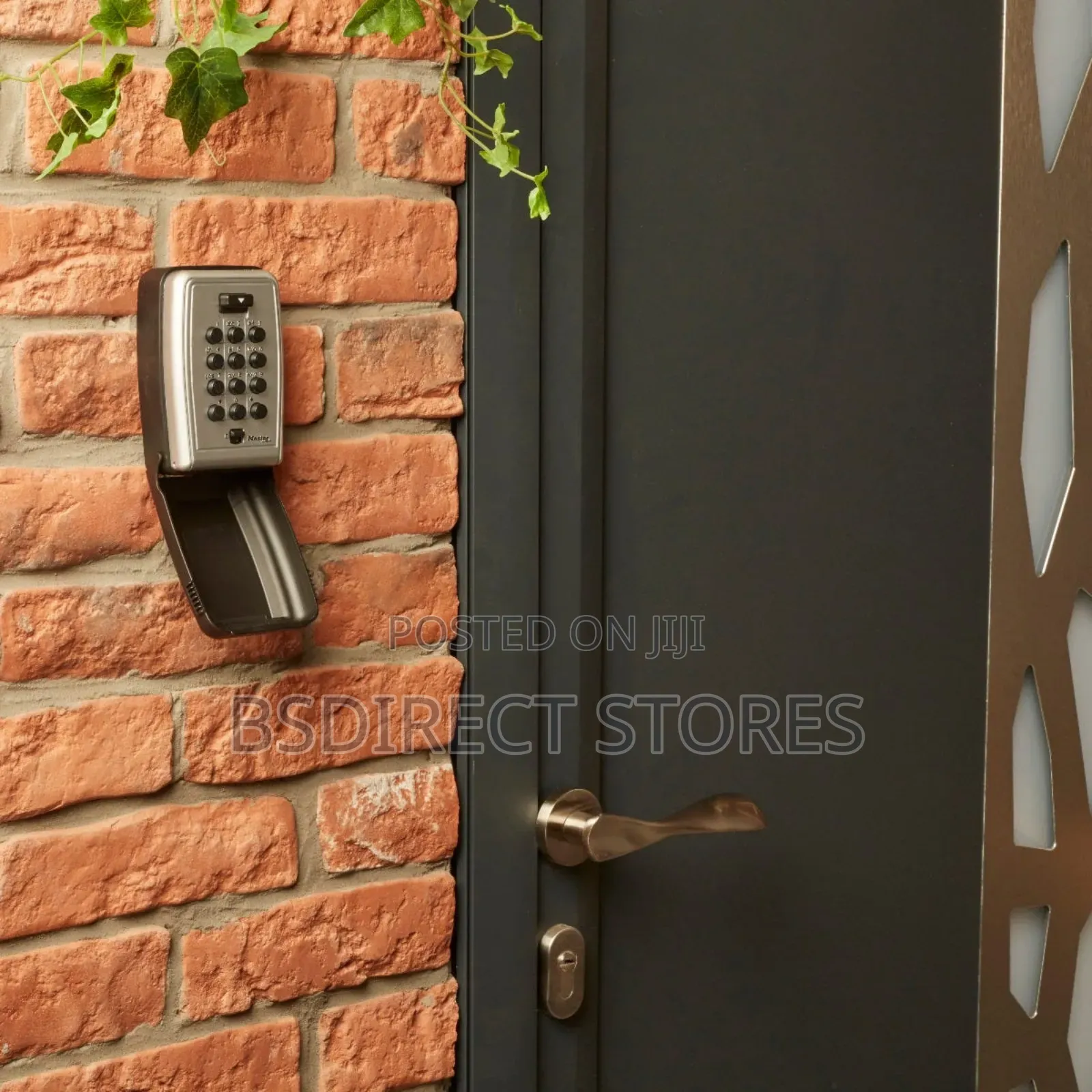 Master Lock Push Button Wall- Mounted Combination Key Safe