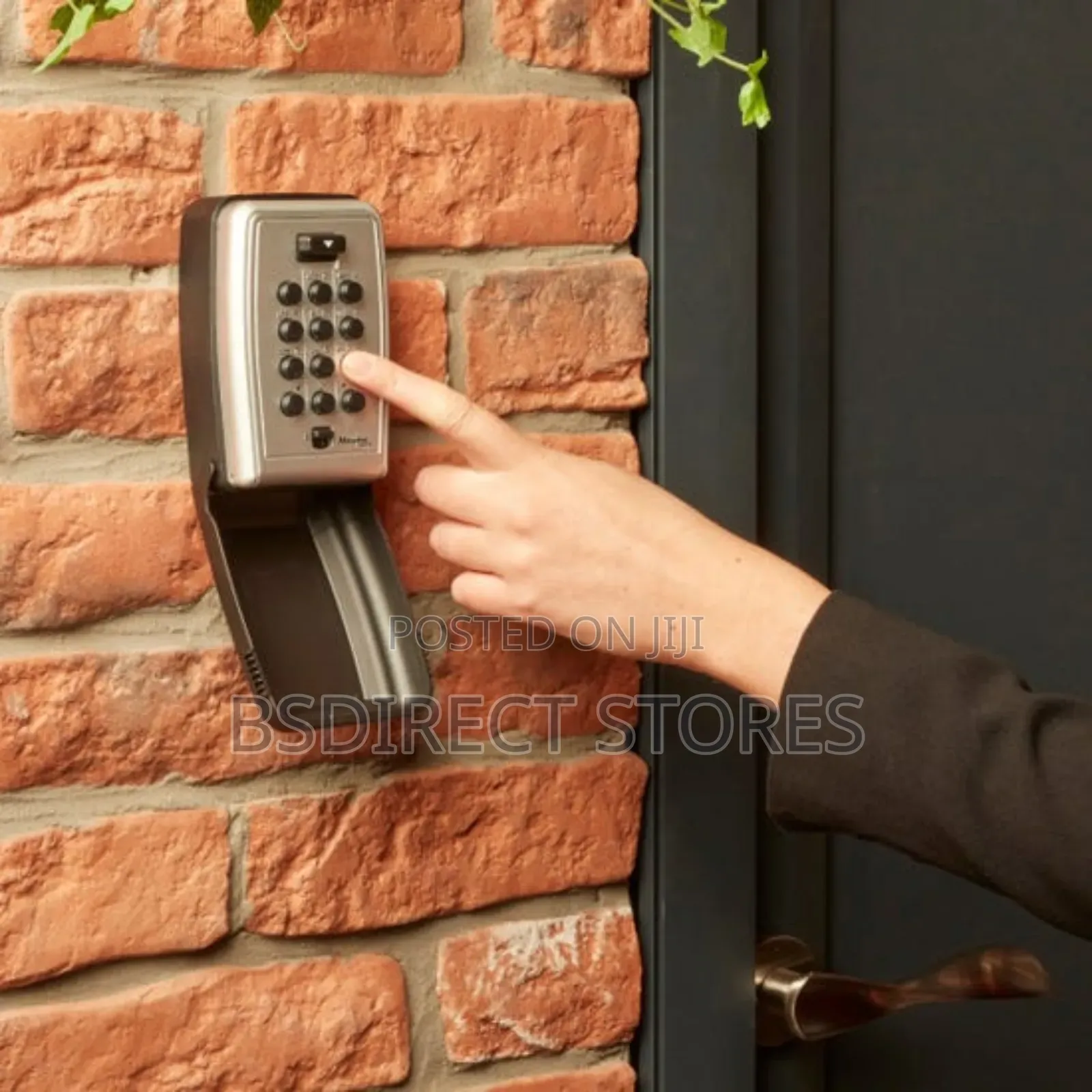 Master Lock Push Button Wall- Mounted Combination Key Safe