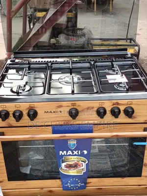 Maxi 5 Burner (90/60cm) -Standing Cooker With Oven -Wooden