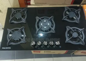 Brand New Polystar 90/60cm 5 Burner Hod With Auto Ignition
