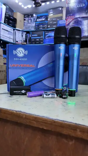 SSV 4000D Universal Double Wireless Microphone