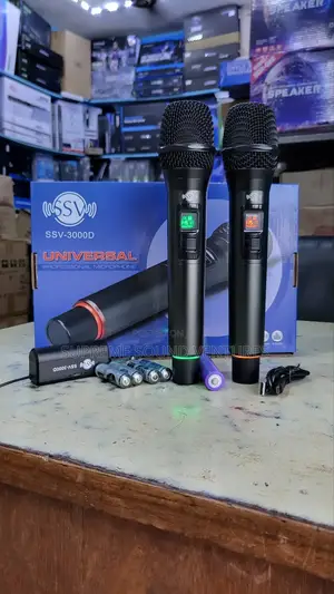 SSV 3000D Double Universal Wireless Microphone
