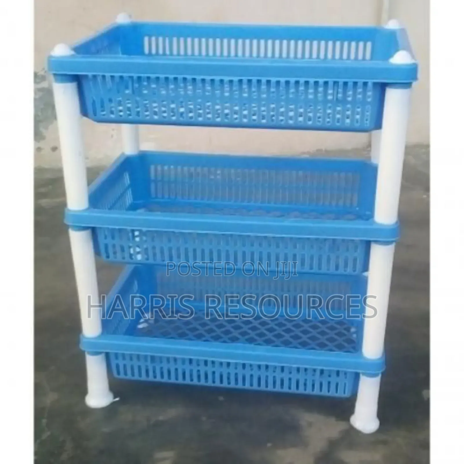 3 Tiers Plastic Trolley/Storage Rack