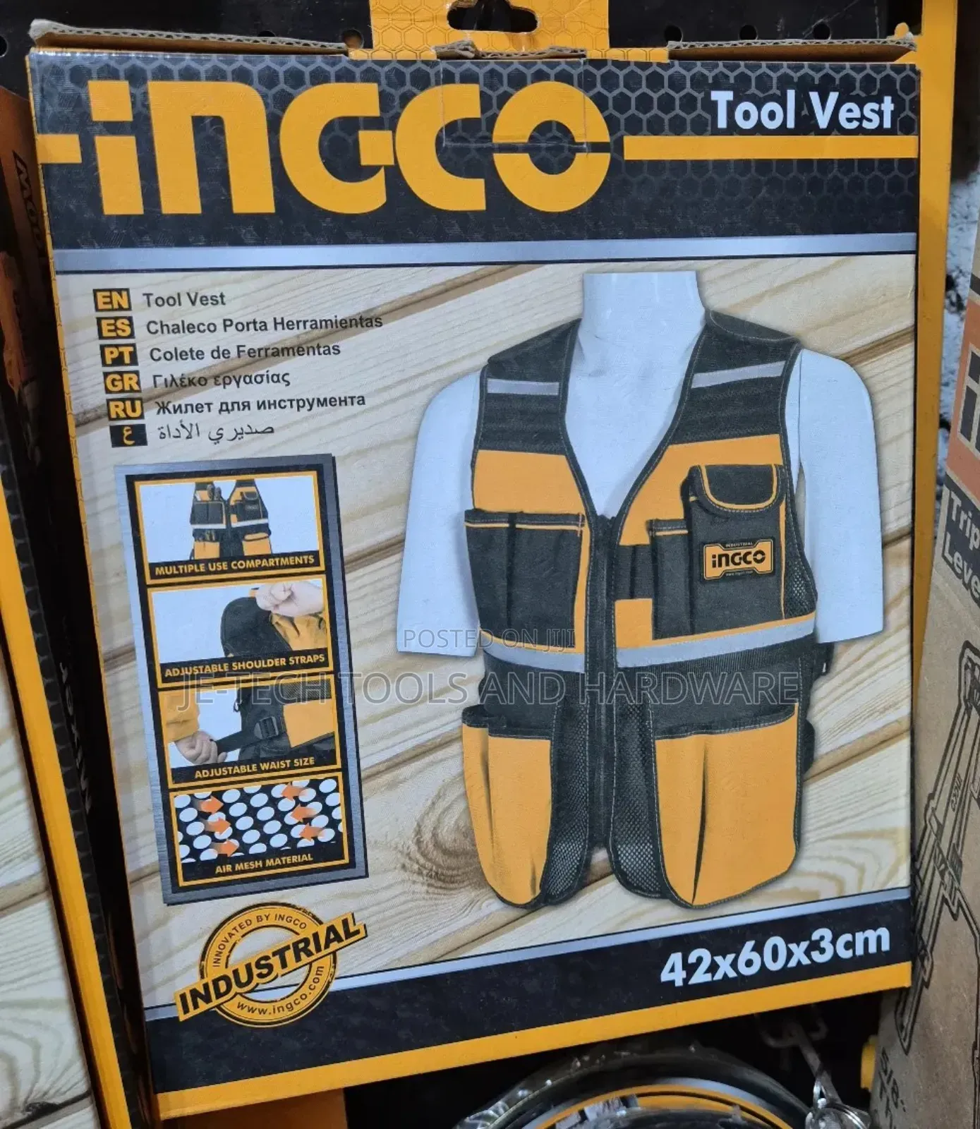 Ingco Tool Vest With 7 Pockets