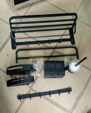 Black Complete Bathroom Accessories Available