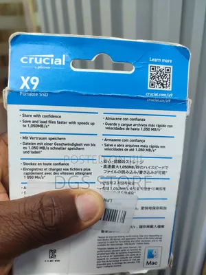 Crucial Portable SSD External X9 4tb