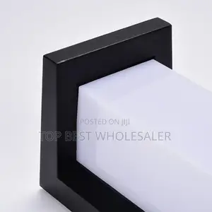 Simple Black White Outdoor Wall Lamp
