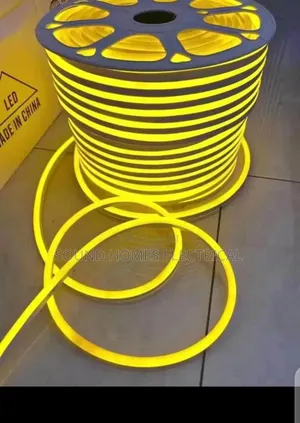 Yellow Colour of Neon Strip Lights
