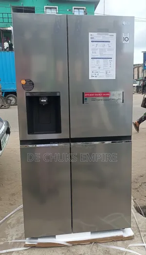 >>Brand LG Inverter Side by Side Fridge With Ice Cube Maker<