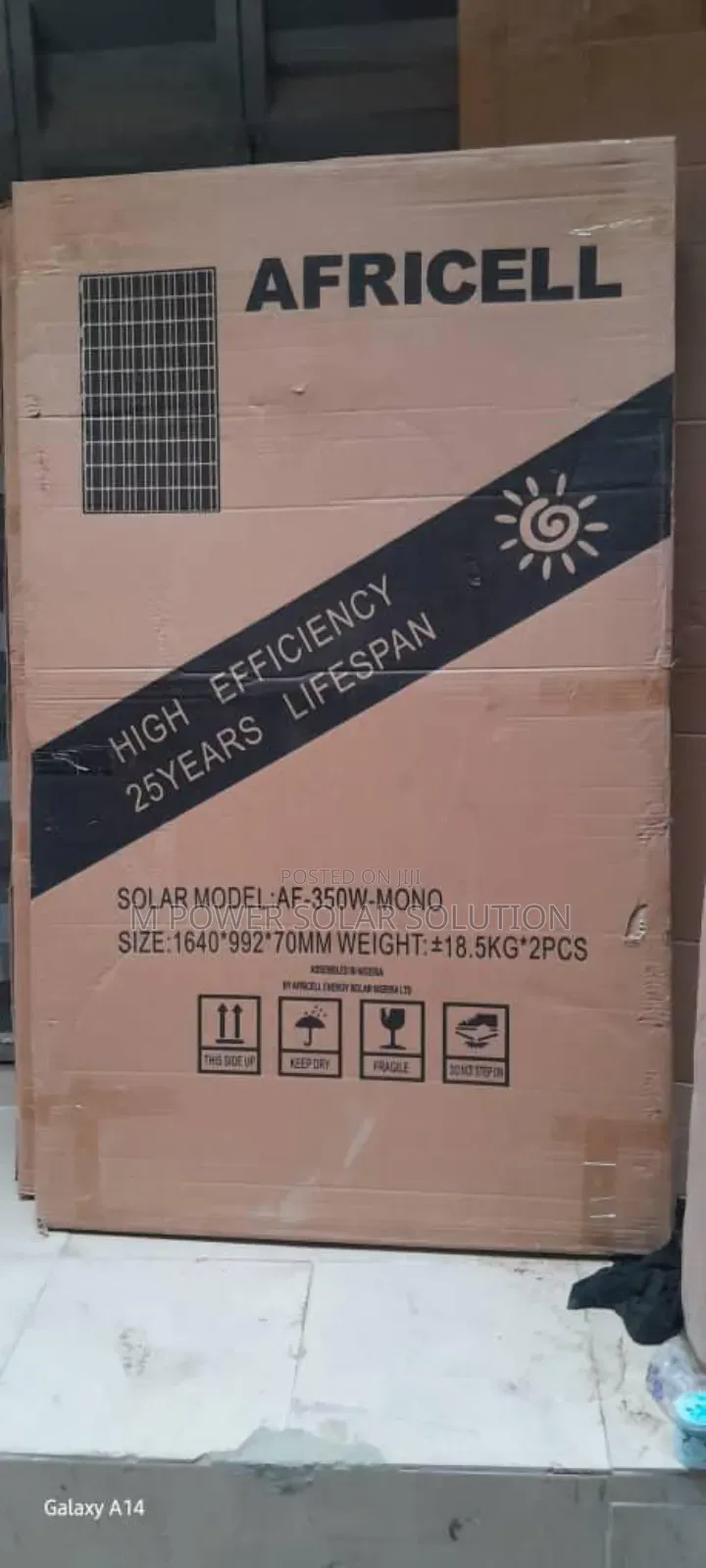 350w Africell Mono Solar Panel