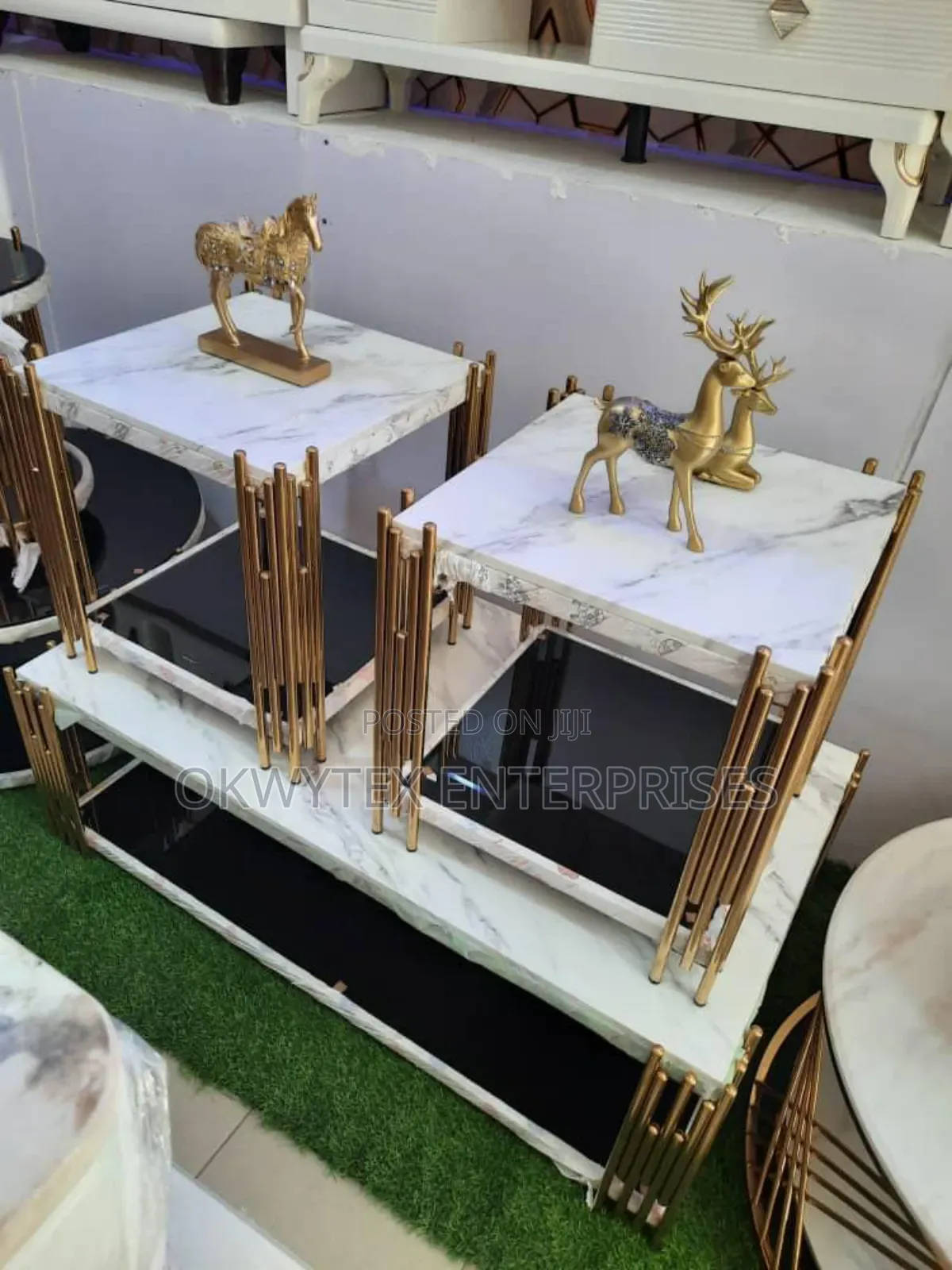 Italian Center Table With Two Side Tables