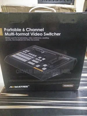 Avmatrix 6channels Video Mixer With Recorder Etc.