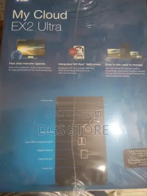 WD My Cloud Ex2 Ultra 2 Bays 16TB Network Attached Storage