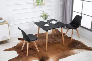 Square Dinning Table With Two Chairs