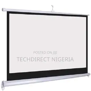 Smaat 72 X 72 Inch Manual Pull Down Projection Screen