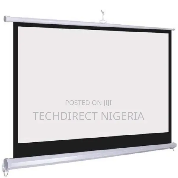 Smaat 72 X 72 Inch Manual Pull Down Projection Screen