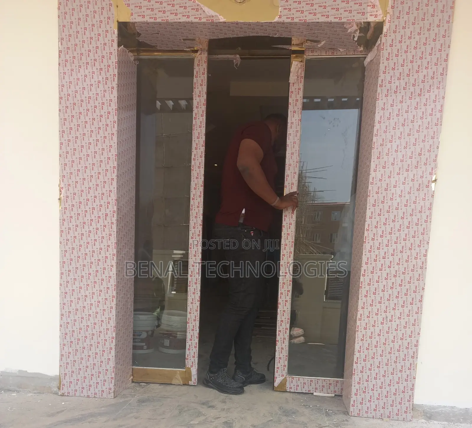 Automated Doorway With Motion Sensor