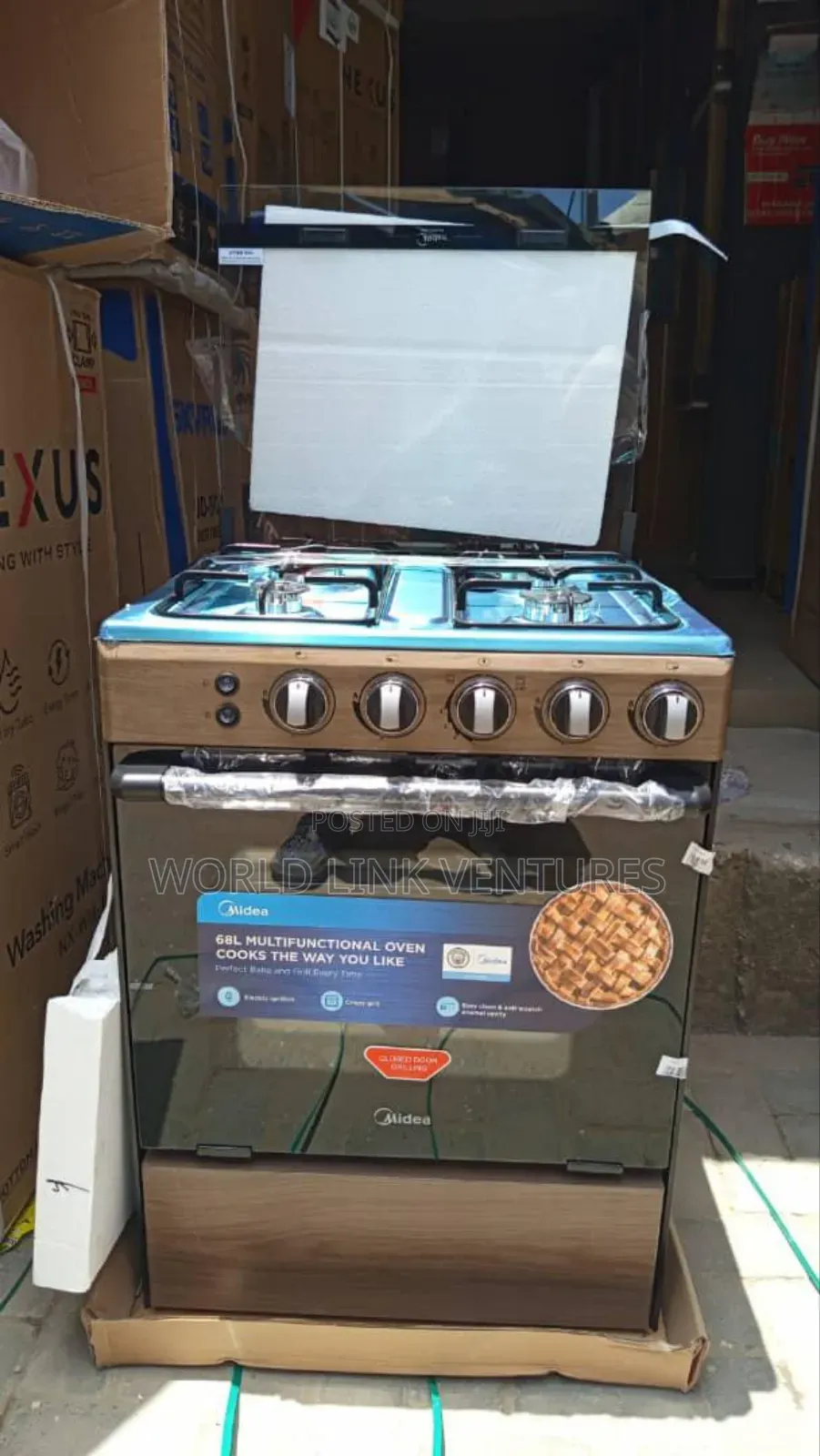 Midea 4 Gas Burner Automatic Ignition Low Gas Consumption O