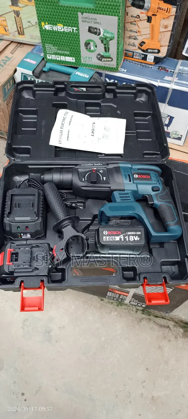 Bosch Cordless Rotary Hammer