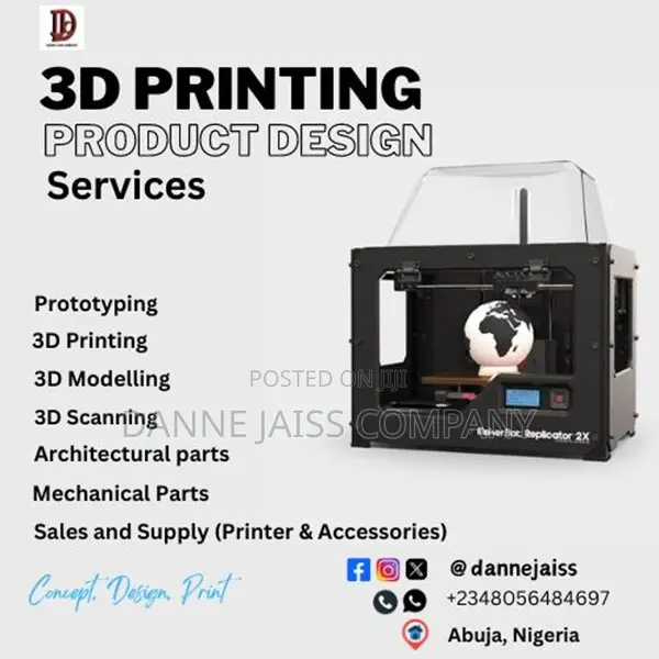 3D Modelling and 3D Printing and Services