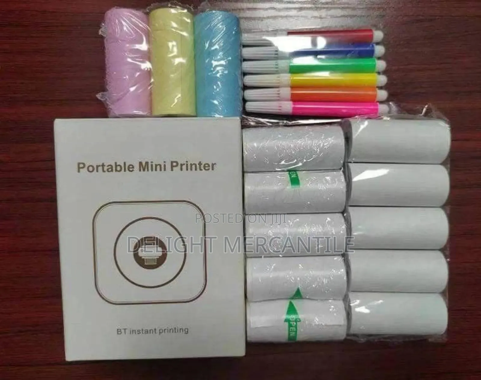 Rechargeable Bluetooth Printer and Accessories