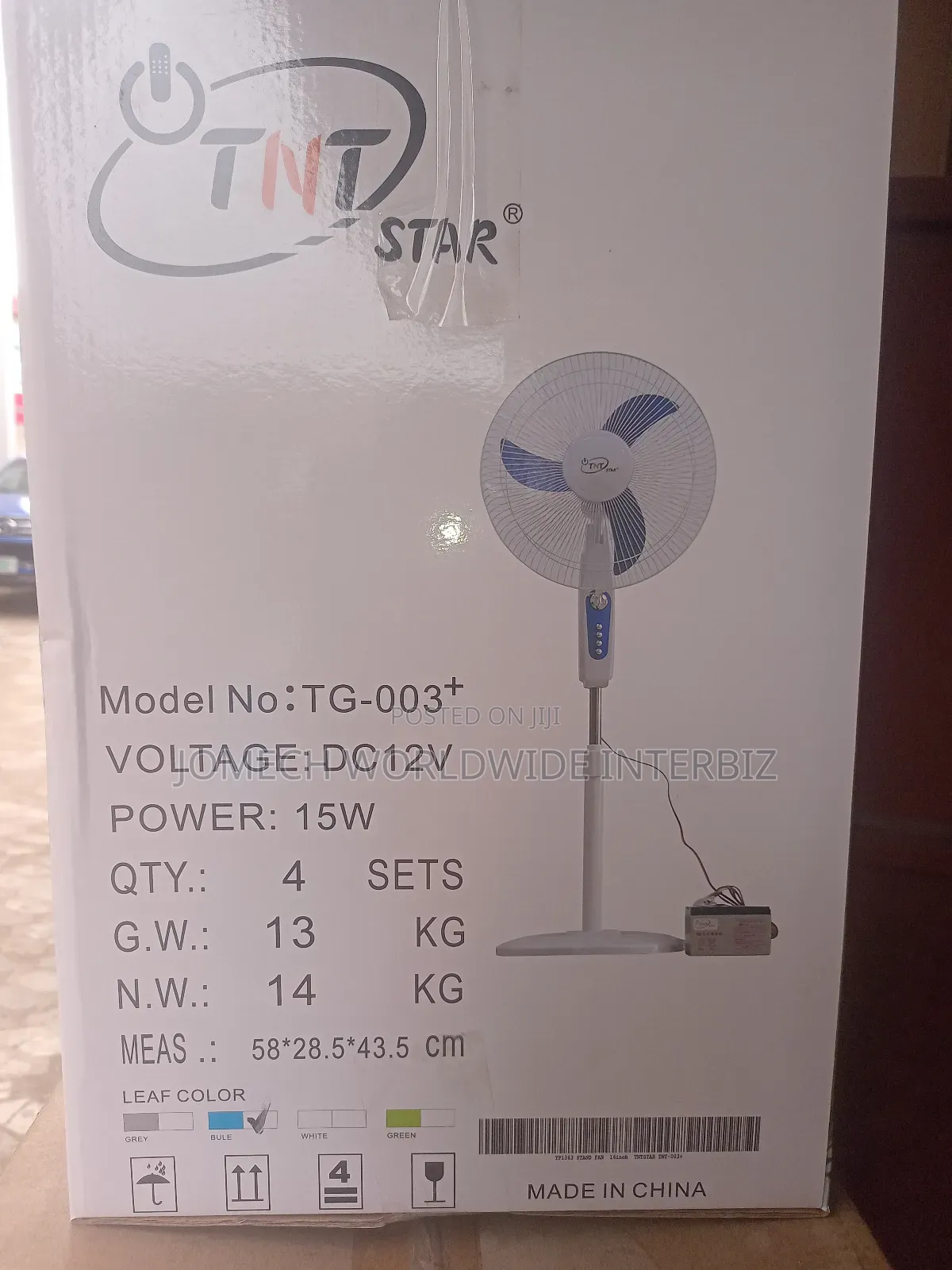 16" TNT DC Standing Fan