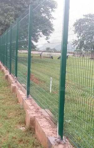 2.4 X 2.7 Green Coated Industrial Panel Mesh