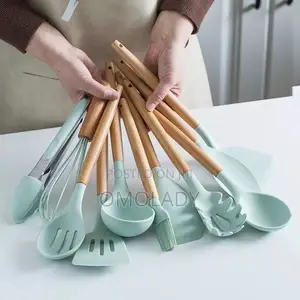12 Sets of Non-Stick Silicone Spoon Set