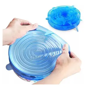 6pcs Silicone Food Cover