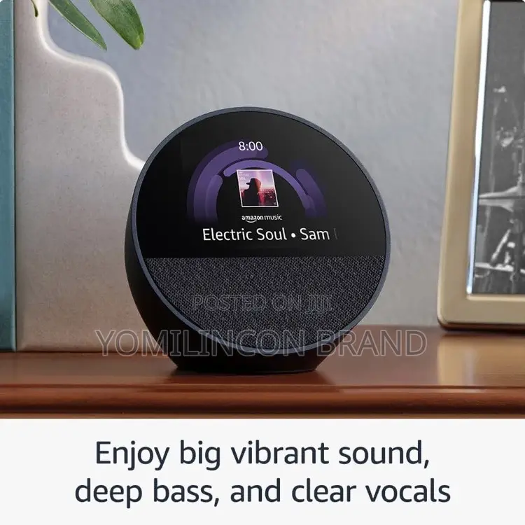 Amazon Echo Spot Bluetooth Speaker Black