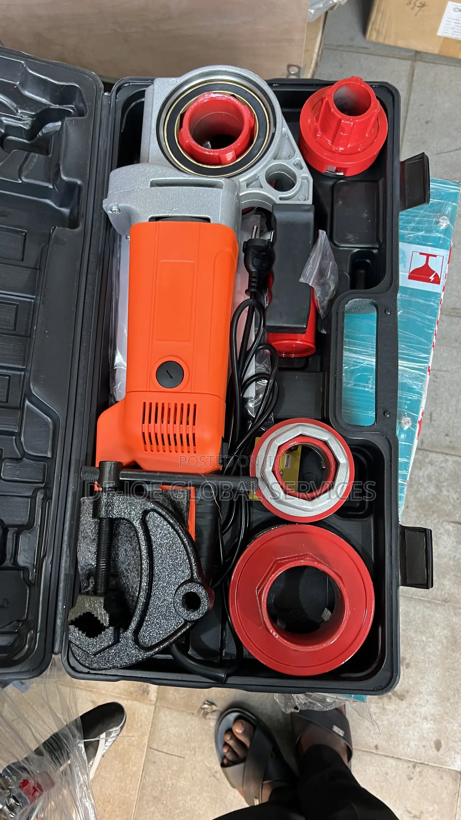 Portable Electric Pipe Threading Machine