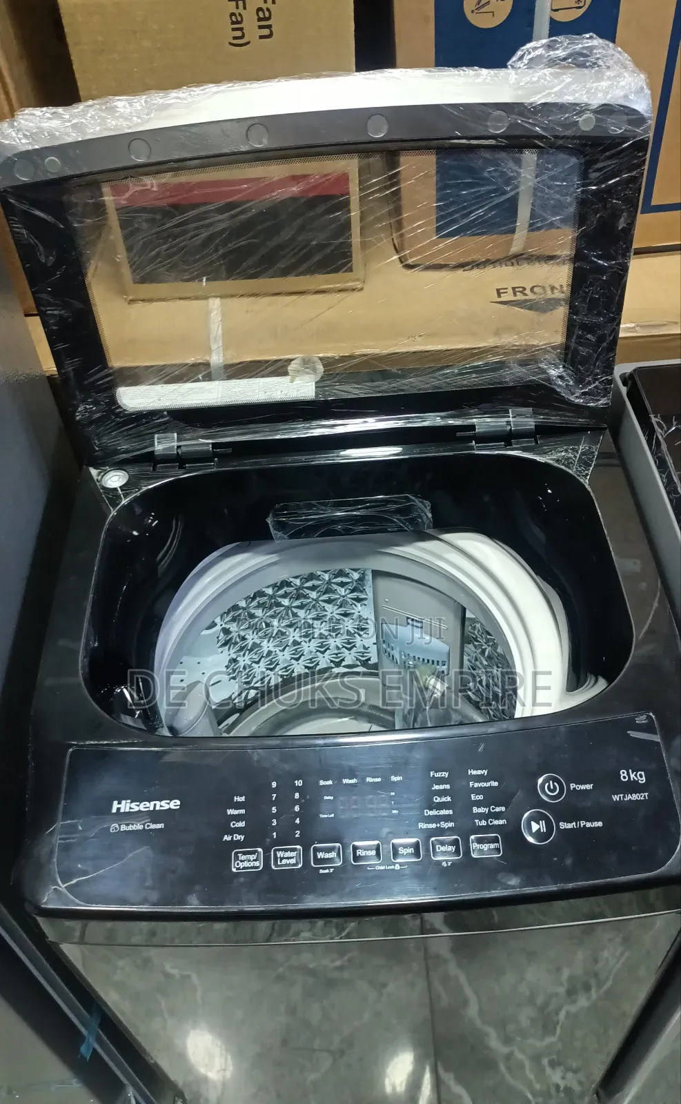 Hisense -8kg Toploader Automatic Washer/Spin,Washing Machine