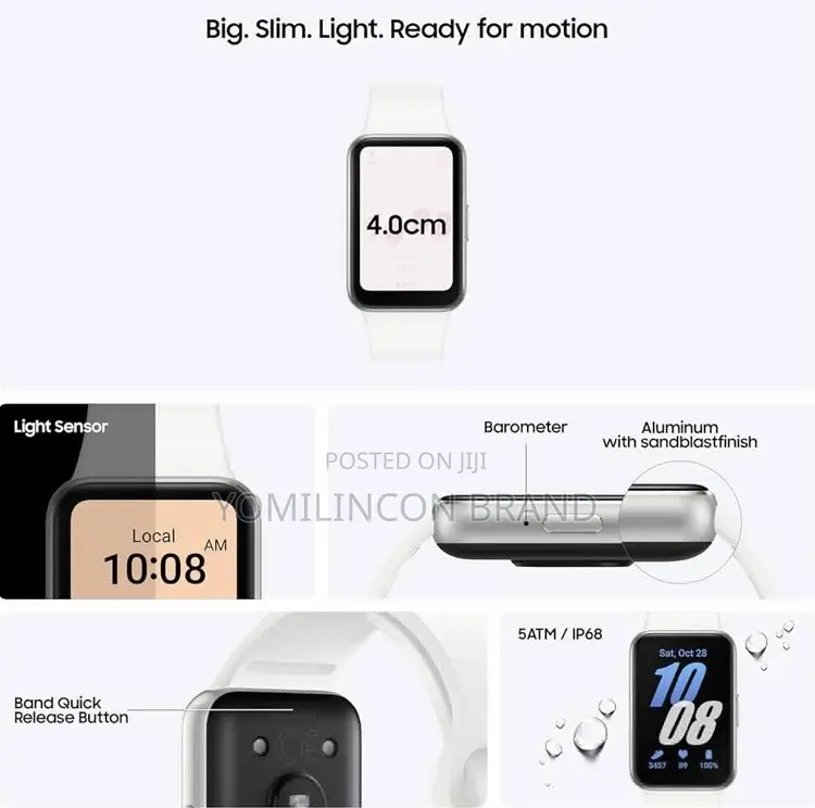 Samsung Galaxy Fit3 (Silver, Compatible With Android Only)