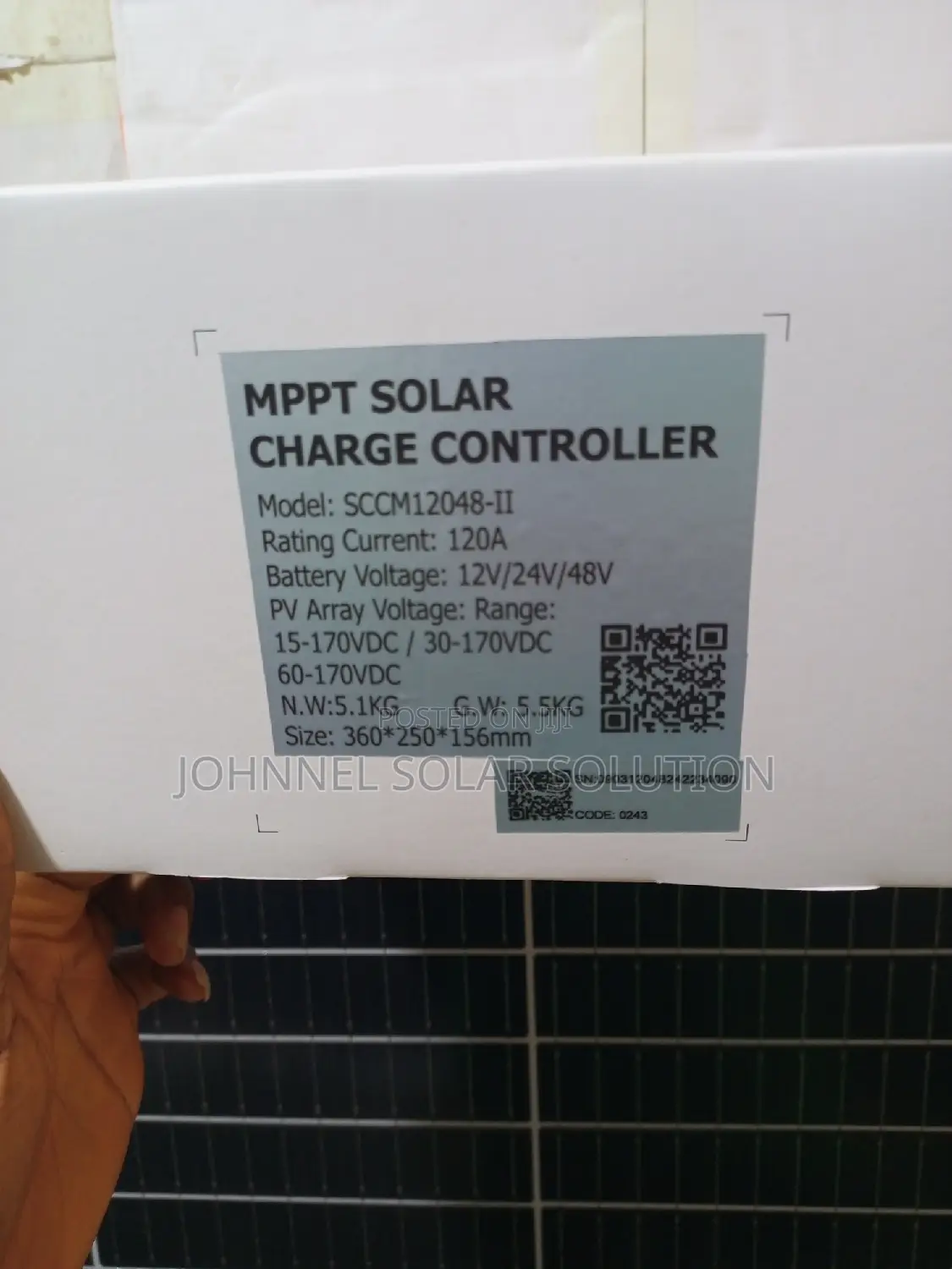 120A 48V Felicity Solar MPPT Charge Controller