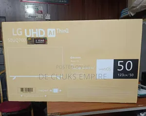 Brand New LG Frameless 50"Inch Smart TV With Bluetooth