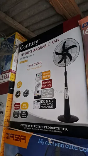 18inches Rechargeable Standing Fan for Homes/ Offices/ Bars