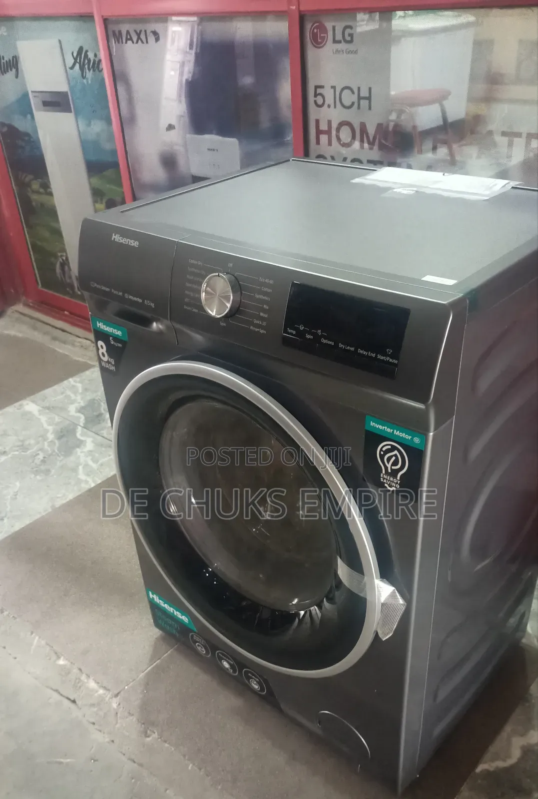Hisense Inverter 8/4kg Front Loader Automatic Washer/Dryer