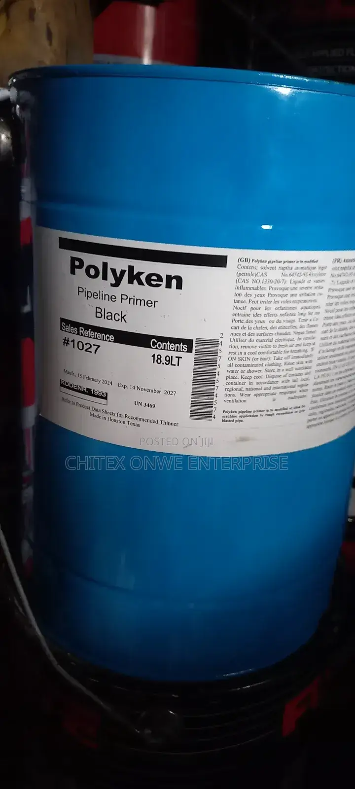 20liter Primer Polyken Pipeline Primer Black