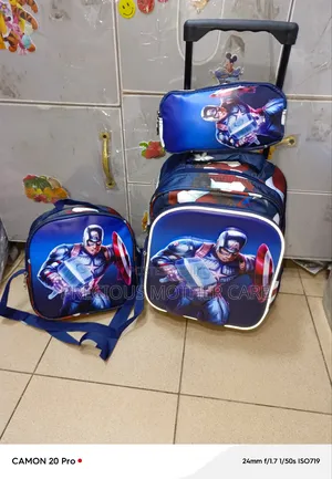 Boy Characters Troully N Back Pack Set for 2 to 6 Years