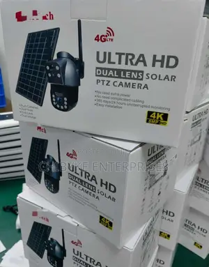Utra Hd 4g Double Lens Solar PTZ Camera With Auto Tracking
